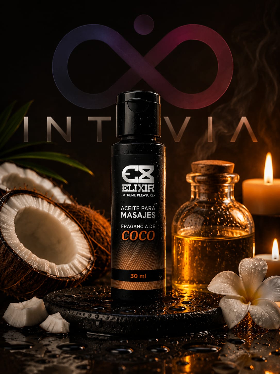 Aceite para Masajes Elixir Coco 30 ml