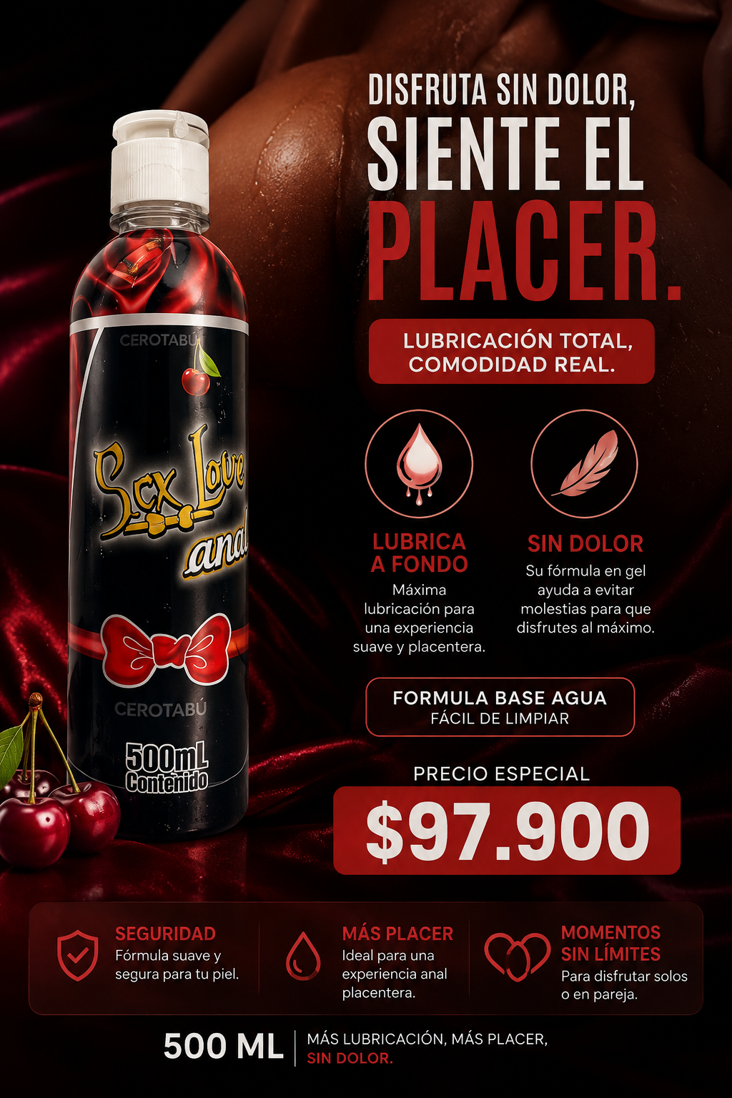 Lubricante Anal Dilatador Gel LUB031